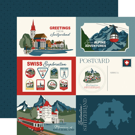 Carta Bella Switzerland 12x12 Inch Collection Kit (CBSW545016) Carta Bella Switzerland 12x12 Inch Collection Kit (CBSW545016)