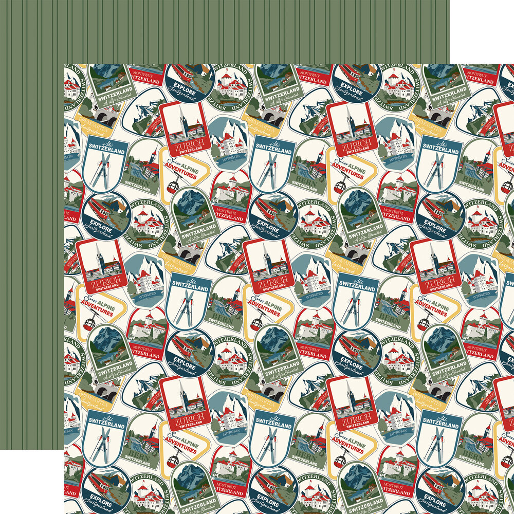 Carta Bella Switzerland 12x12 Inch Collection Kit (CBSW545016) Carta Bella Switzerland 12x12 Inch Collection Kit (CBSW545016)