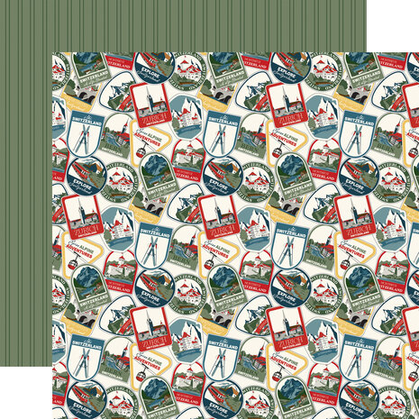 Carta Bella Switzerland 12x12 Inch Collection Kit (CBSW545016) Carta Bella Switzerland 12x12 Inch Collection Kit (CBSW545016)