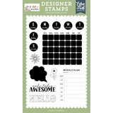 Echo Park One Day At A Time Designer Stamp Set Weekly Plan (ODT546044)