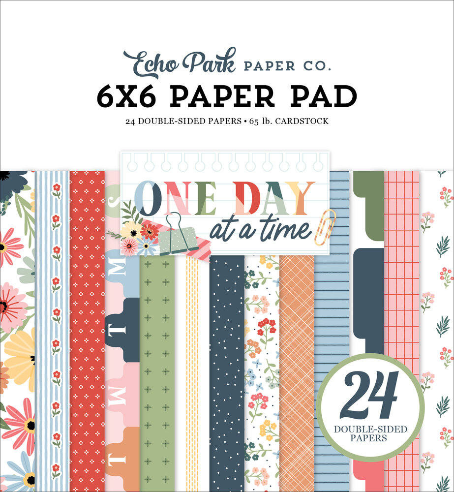 Echo Park One Day At A Time 6x6 Inch Paper Pad (ODT546023)