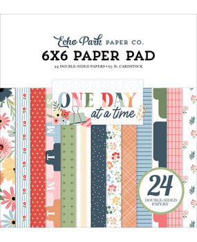 Echo Park One Day At A Time 6x6 Inch Paper Pad (ODT546023)