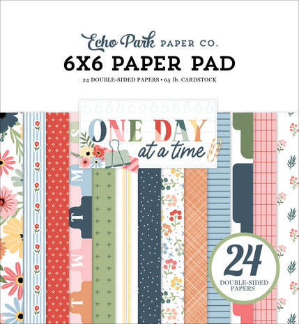 Echo Park One Day At A Time 6x6 Inch Paper Pad (ODT546023)