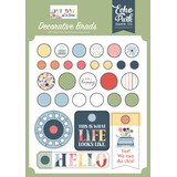 Echo Park One Day At A Time Decorative Brads (ODT546020)