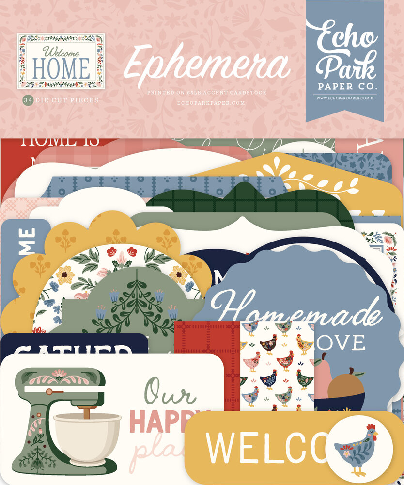 Echo Park Welcome Home Ephemera (WH548024) Echo Park Welcome Home Ephemera (WH548024)
