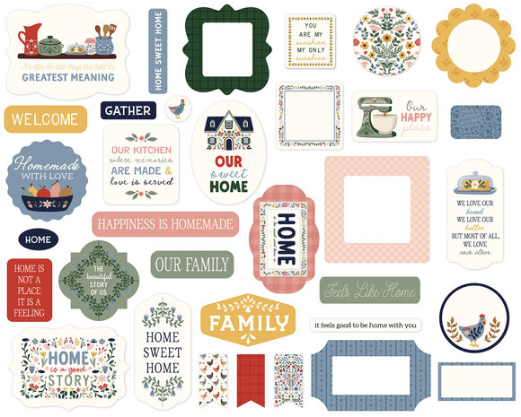 Echo Park Welcome Home Ephemera (WH548024) Echo Park Welcome Home Ephemera (WH548024)