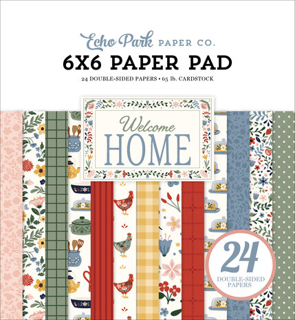 Echo Park Welcome Home 6x6 Inch Paper Pad (WH548023)