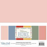 Echo Park Welcome Home 12x12 Inch Coordination Solids Paper Pack (WH548015)