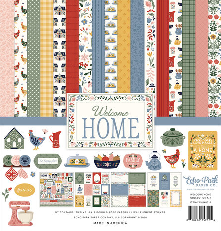 Echo Park Welcome Home 12x12 Inch Collection Kit (WH548016) Echo Park Welcome Home 12x12 Inch Collection Kit (WH548016)