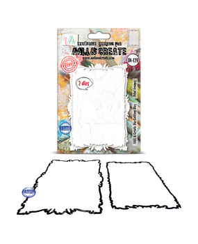 Aall and Create Universe of Patterns Die-Cutting Die Set Petal Frames by Autour De Mwa & Co (AALL-DI-129)