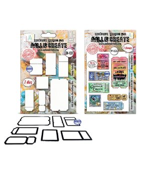 Aall and Create Universe of Patterns A5 Stamps & Dies Little Post Office by Autour De Mwa & Co (AALL-PCK-ADM004)
