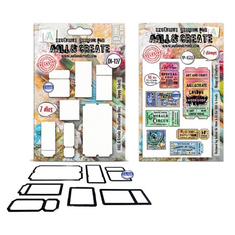 Aall and Create Universe of Patterns A5 Stamps & Dies Little Post Office by Autour De Mwa & Co (AALL-PCK-ADM004)