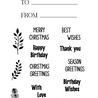 Elizabeth Craft Designs Warm Wishes Stamps Warm Wishes Sentiments by Paper Flowers (CS468) Elizabeth Craft Designs Warm Wishes Stamps Warm Wishes Sentiments by Paper Flowers (CS468)