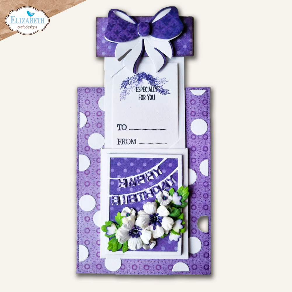 Elizabeth Craft Designs Warm Wishes Die Decorative Gift Card Holder by Paper Flowers (2398) Elizabeth Craft Designs Warm Wishes Die Decorative Gift Card Holder by Paper Flowers (2398)