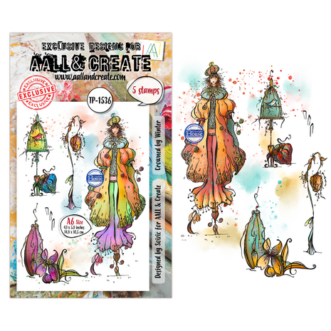 Aall and Create Dreams in Velvet A6 Stamp Sets Crowned by Winter by Soizic (AALL-TP-1536)