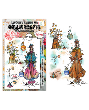 Aall and Create Dreams in Velvet A6 Stamp Sets Noel in Velvet by Soizic (AALL-TP-1537)