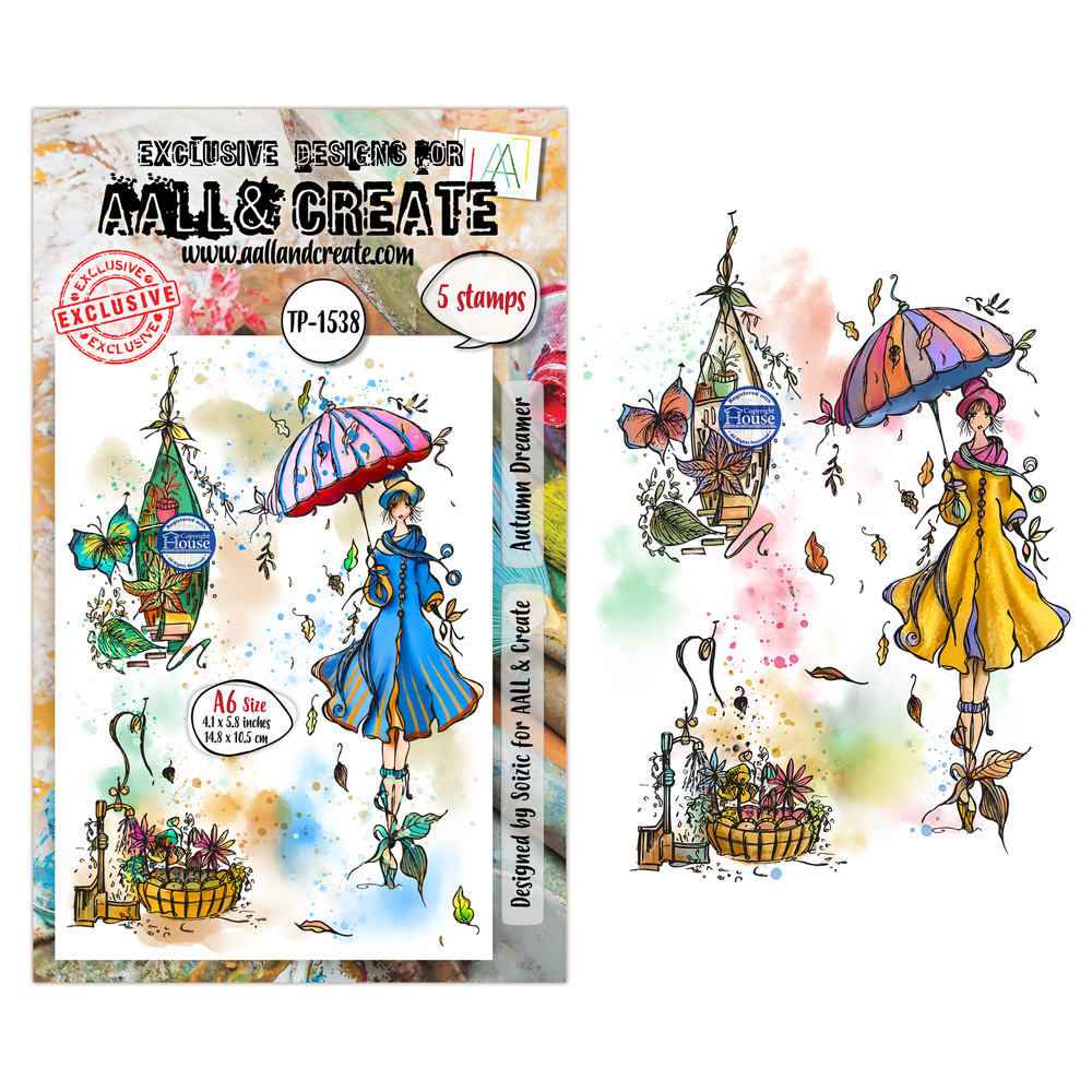 Aall and Create Dreams in Velvet A6 Stamp Sets Autumn Dreamer by Soizic (AALL-TP-1538)