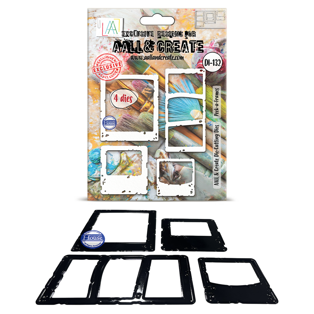 Aall and Create Sunday Play Die-Cutting Die Set Peek-a-Frames by Autour De Mwa & Co (AALL-DI-132) Aall and Create Sunday Play Die-Cutting Die Set Peek-a-Frames by Autour De Mwa & Co (AALL-DI-132)