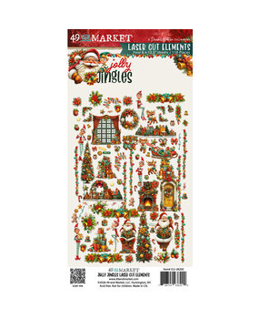 49 and Market Jolly Jingles Laser Cut Elements by Dennis Bruton (DJJ-38200)