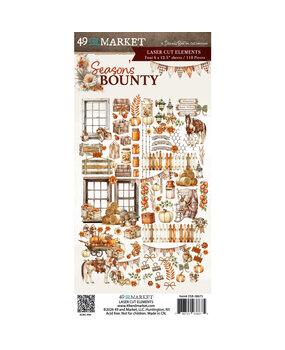 49 and Market Season's Bounty Laser Cut Elements by Dennis Bruton (DSB-38675)