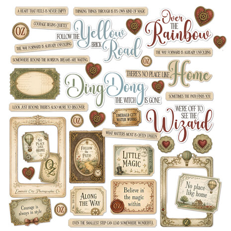 49 and Market Chronicles of Oz Chipboard Set by Joanne Bain (JCO-38484) 49 and Market Chronicles of Oz Chipboard Set by Joanne Bain (JCO-38484)