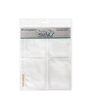 49 and Market InstaFlip Pocket Page Refills 4 Pockets (IFP-38262)