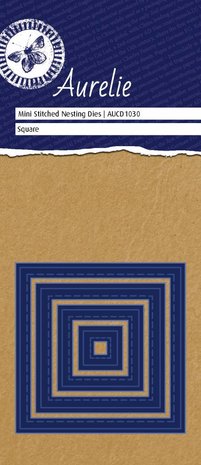 Aurelie Stitched Square Mini Nesting Die (AUCD1030) (OUTLET) Aurelie Stitched Square Mini Nesting Die (AUCD1030) (OUTLET)