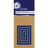 Aurelie Stitched Rectangle Mini Nesting Die (AUCD1031) (OUTLET)