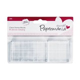 Papermania Clear Stamp Block 4,4 x 7,6 cm & 4,4 x 4,4 cm (PMA 9031000)