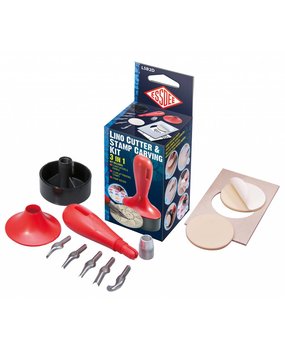 Essdee Lino Cutter & Stamp Carving Kit 3 in 1 (L5B2D)
