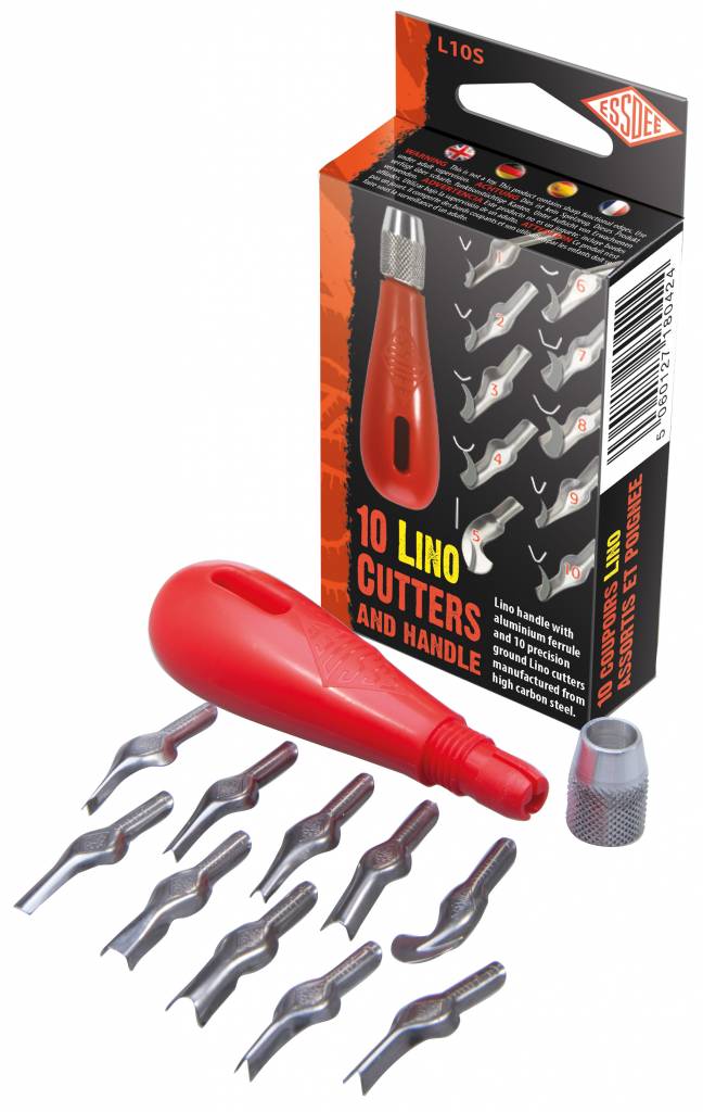 Essdee 10 Lino Cutters and Handle (L10S) Craftlines B.V.