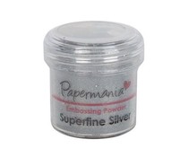 Papermania Embossing Powder (1oz) - Superfine Silver (PMA 4021011)