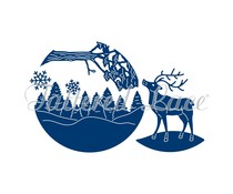 Tattered Lace Reindeer Scene (ETL222) Tattered Lace Reindeer Scene (ETL222)