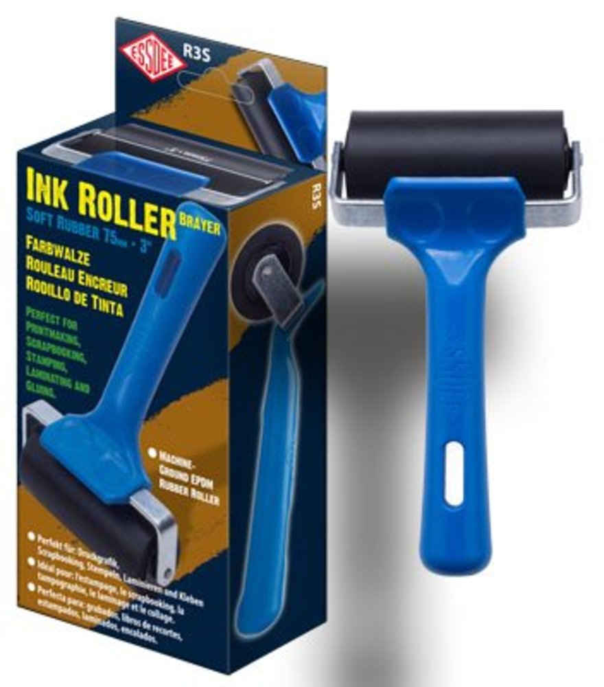 Essdee Soft Rubber Ink Roller 75mm (R3S) Essdee Soft Rubber Ink Roller 75mm (R3S)