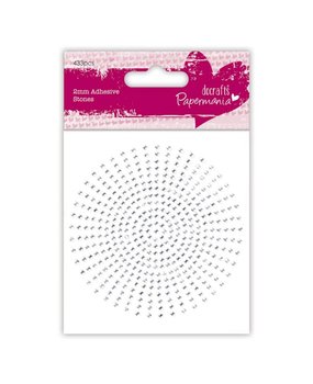 Papermania 2mm Adhesive Stones (424pcs) - Silver (PMA 351609) (DISCONTINUED)