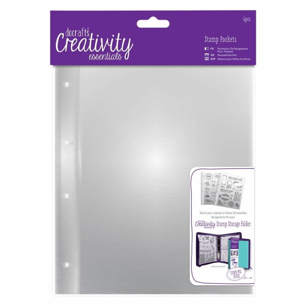 Docrafts A5 Stamp Pockets (6pcs) (DCE 105901) Docrafts A5 Stamp Pockets (6pcs) (DCE 105901)