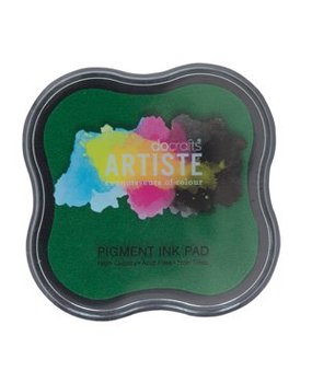 Docrafts Pigment Ink Pad - Green (DOA 550101) (DISCONTINUED)