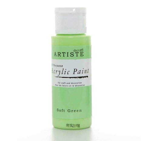 Docrafts Acrylic Paint (2oz) - Soft Green (DOA 763238) Docrafts Acrylic Paint (2oz) - Soft Green (DOA 763238)