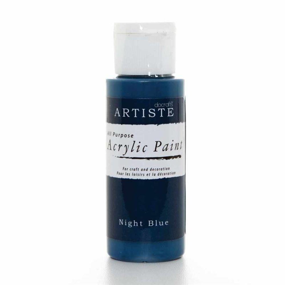 Docrafts Acrylic Paint (2oz) - Night Blue (DOA 763230) Docrafts Acrylic Paint (2oz) - Night Blue (DOA 763230)