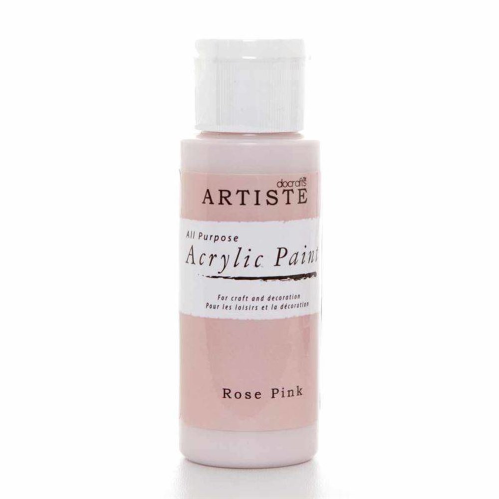 Docrafts Acrylic Paint (2oz) - Rose Pink (DOA 763221)