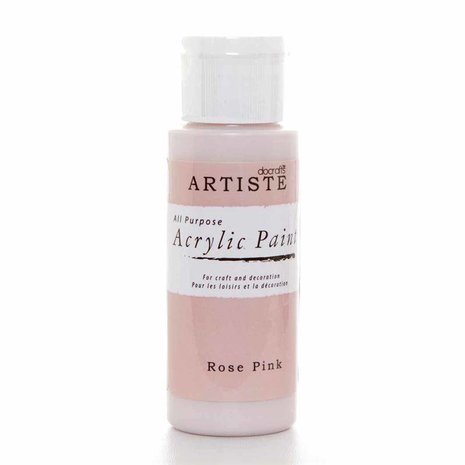 Docrafts Acrylic Paint (2oz) - Rose Pink (DOA 763221)