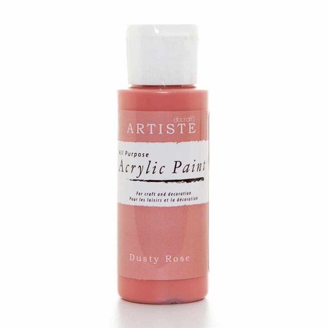 Docrafts Acrylic Paint (2oz) - Dusty Rose (DOA 763217)