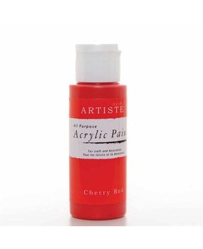 Docrafts Acrylic Paint (2oz) - Cherry Red (DOA 763211)
