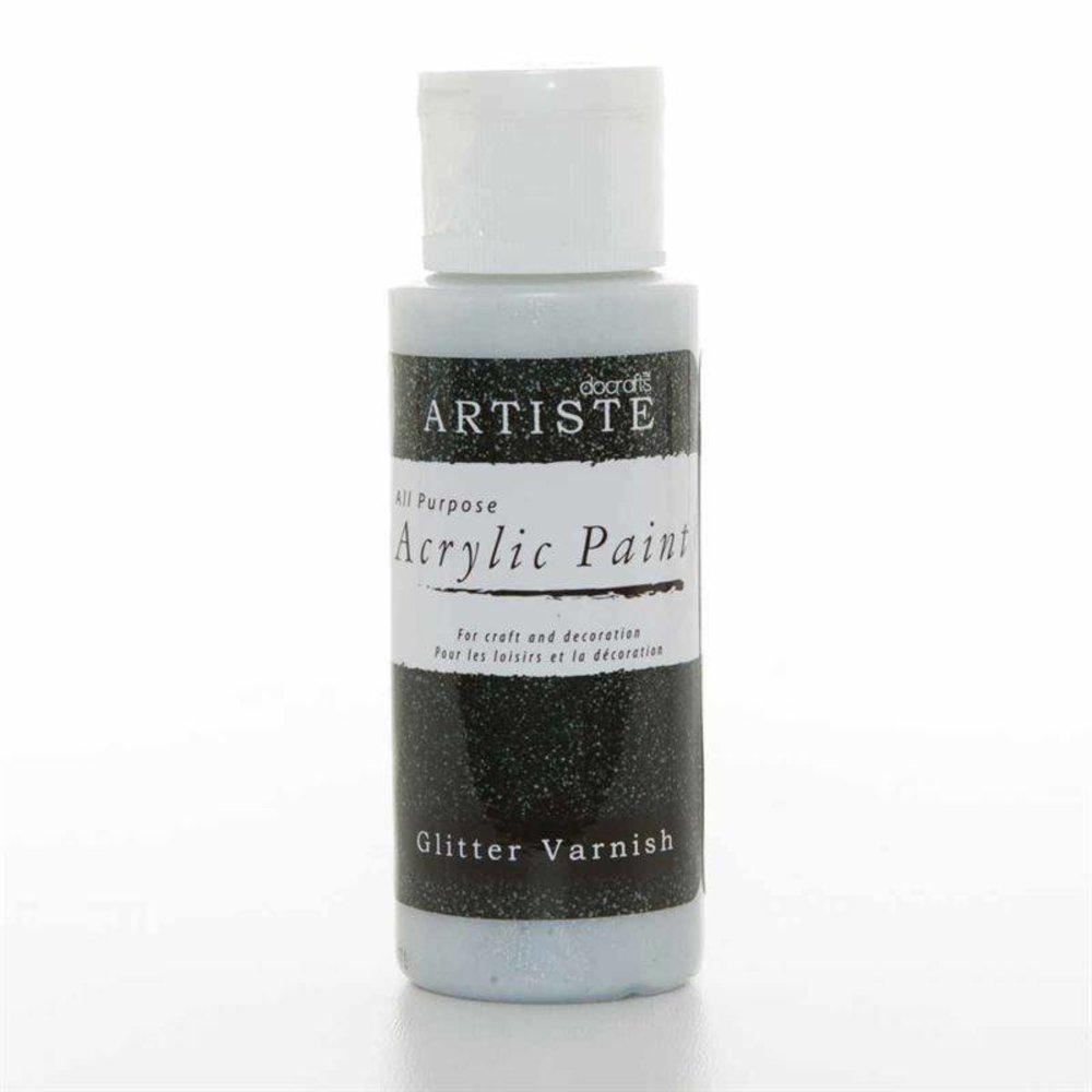 Docrafts Acrylic Paint (2oz) - Glitter Varnish (DOA 763010) Docrafts Acrylic Paint (2oz) - Glitter Varnish (DOA 763010)