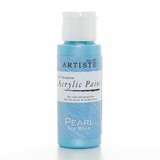Docrafts Acrylic Paint (2oz) - Pearl Ice Blue (DOA 763003)