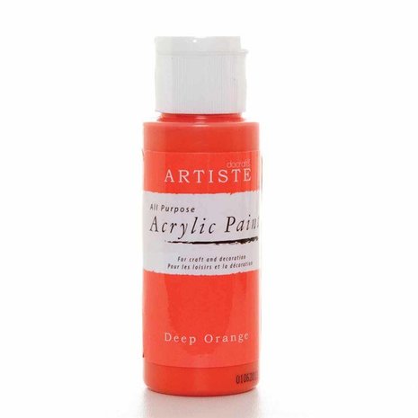 Docrafts Acrylic Paint (2oz) - Deep Orange (DOA 763209) Docrafts Acrylic Paint (2oz) - Deep Orange (DOA 763209)
