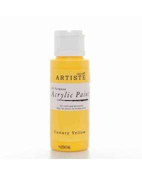 Docrafts Acrylic Paint (2oz) - Canary Yellow (DOA 763202)