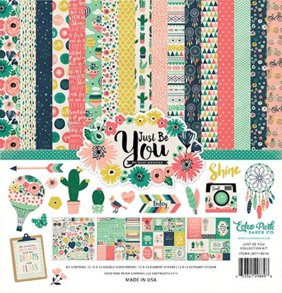 Echo Park Just Be You 12x12 Inch Collection Kit (JBY119016) (DISCONTINUED) Echo Park Just Be You 12x12 Inch Collection Kit (JBY119016) (DISCONTINUED)