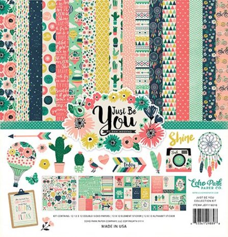 Echo Park Just Be You 12x12 Inch Collection Kit (JBY119016) (DISCONTINUED) Echo Park Just Be You 12x12 Inch Collection Kit (JBY119016) (DISCONTINUED)