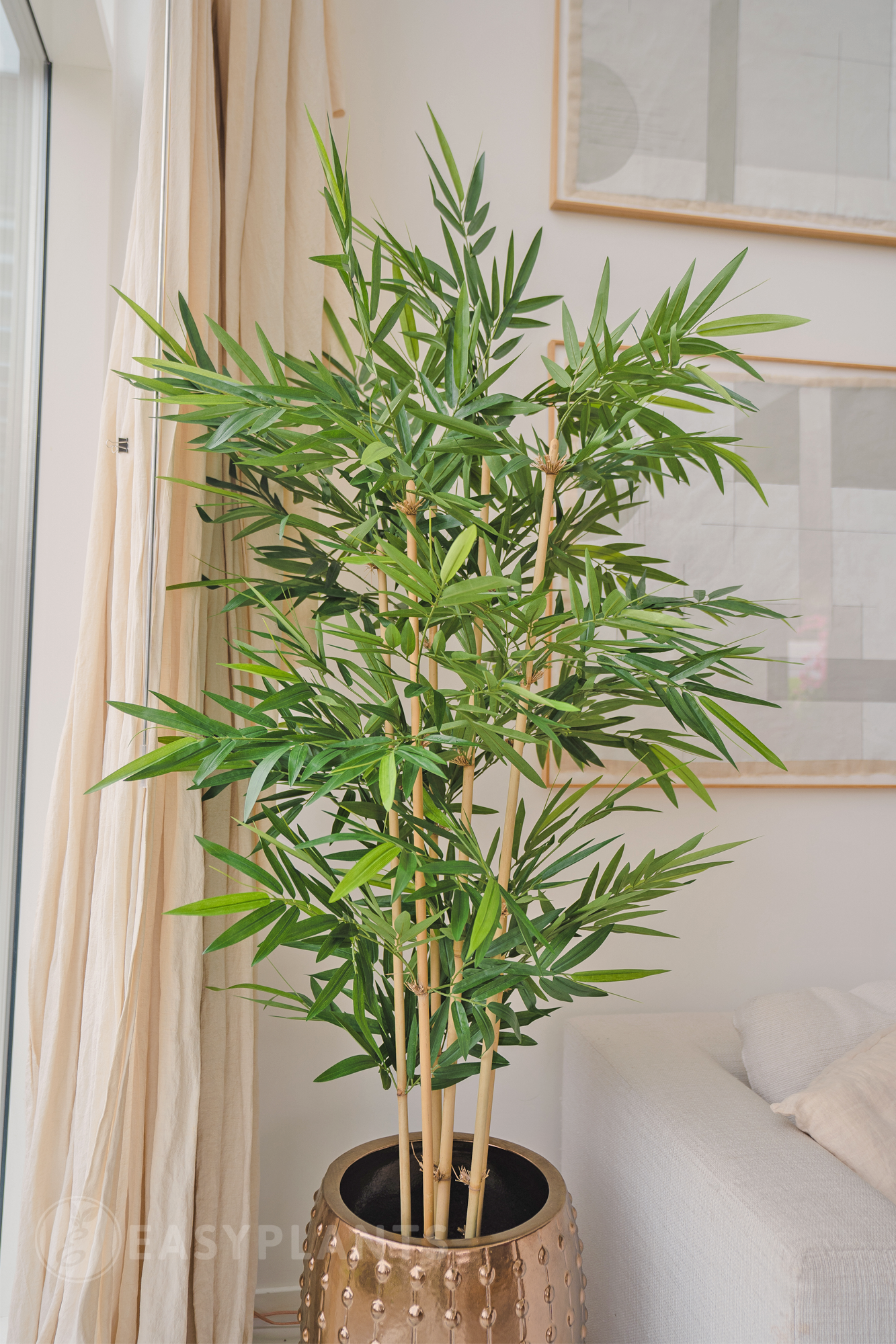 mesh inhalen Stadscentrum Kunstplant bamboe 180cm - Easyplants